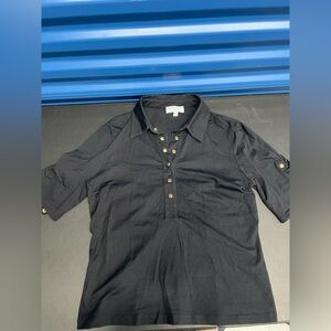 St. John Sport by Marie Gray Black Top